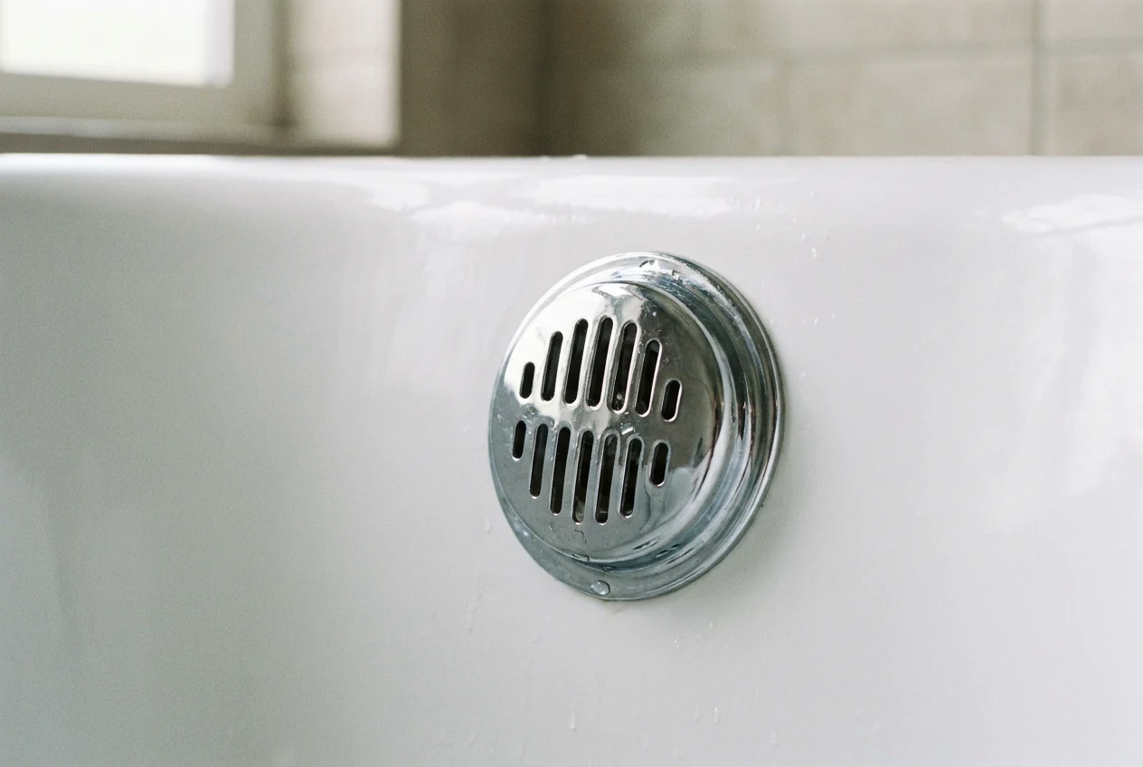 Trop-plein de baignoire à Gaillard