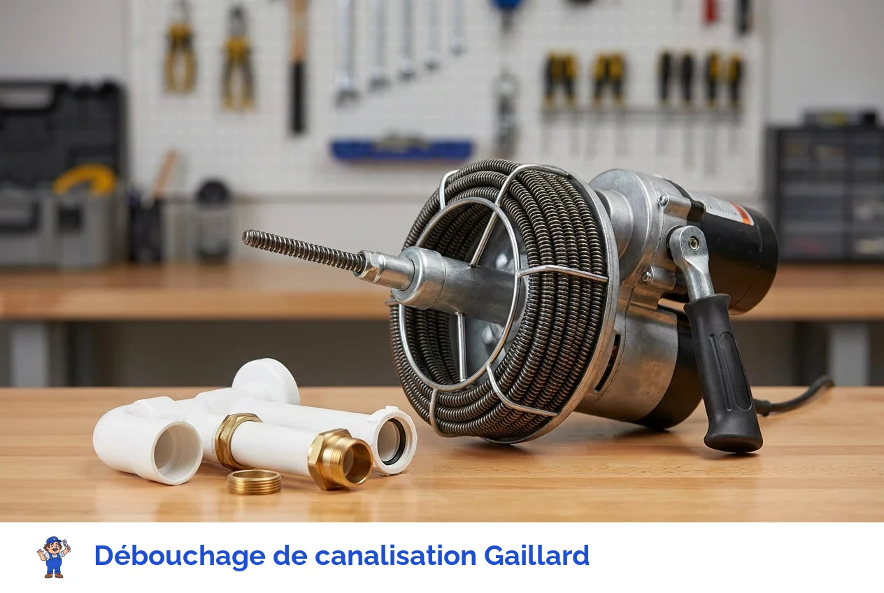 Débouchage de canalisation à Gaillard