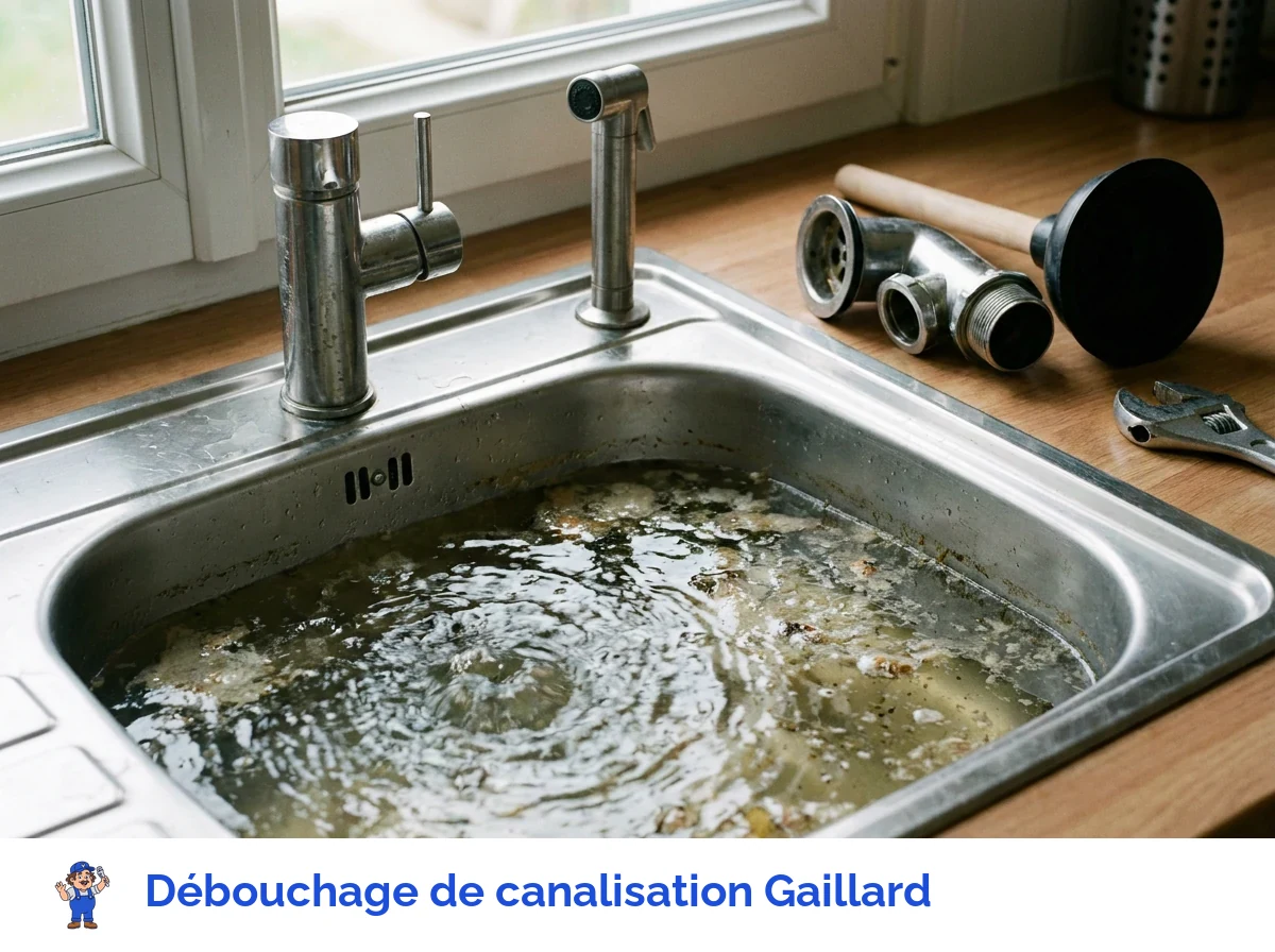 Débouchage de canalisation à Gaillard