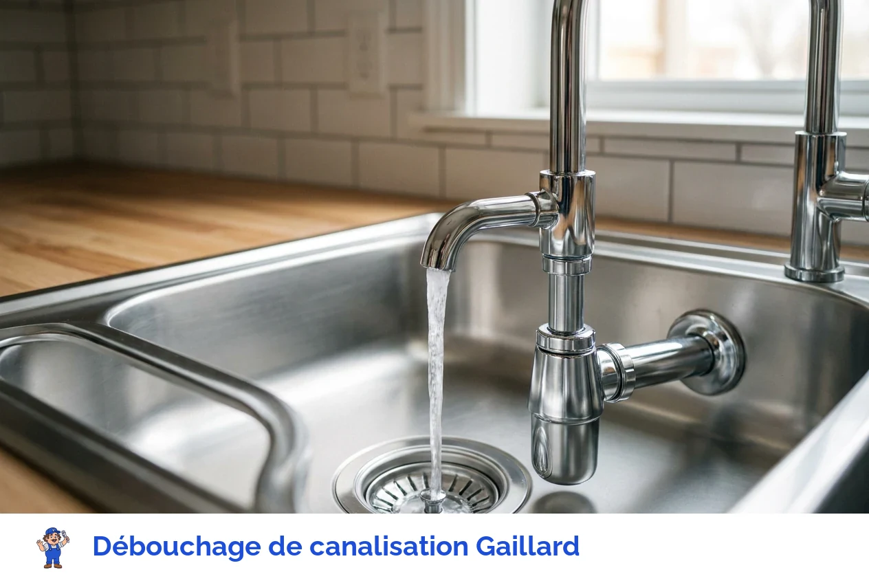 Débouchage de canalisation à Gaillard