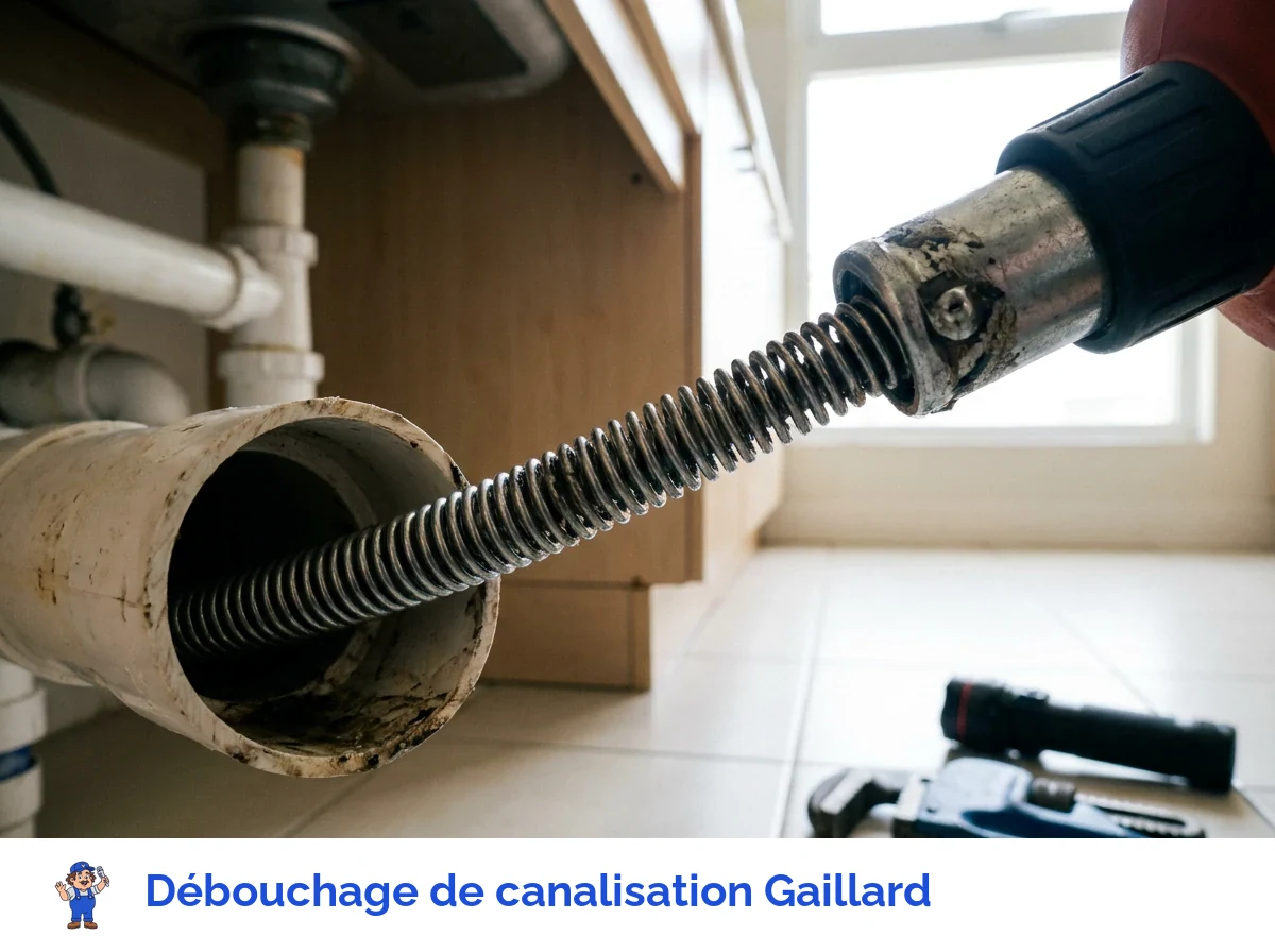 Débouchage de canalisation à Gaillard