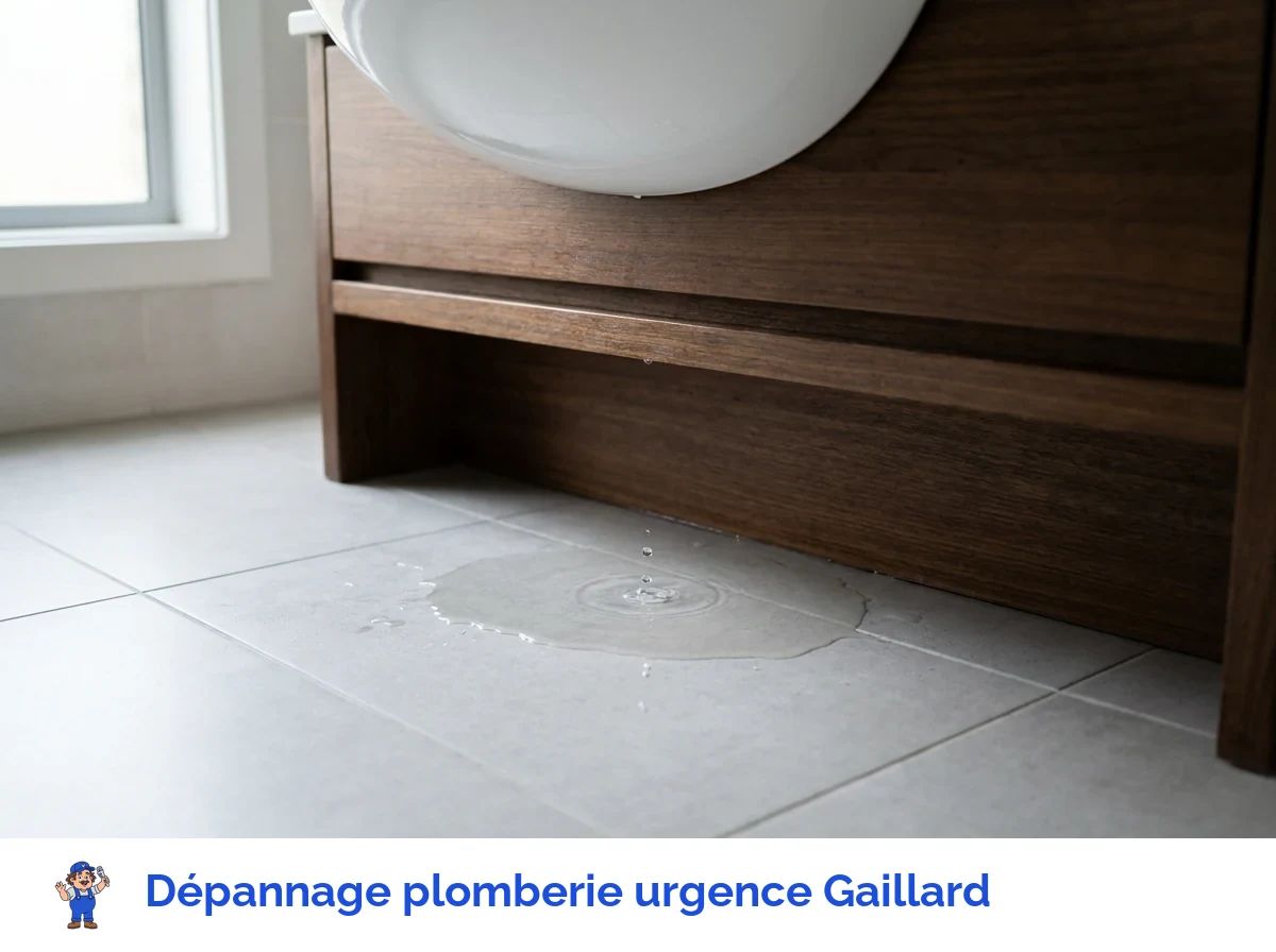 Dépannage plomberie urgence à Gaillard