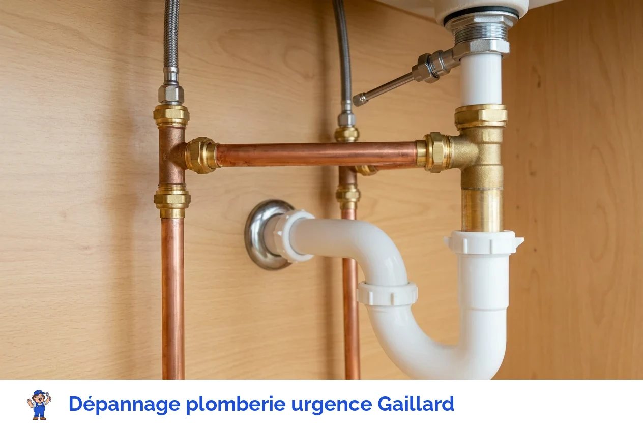 Dépannage plomberie urgence à Gaillard