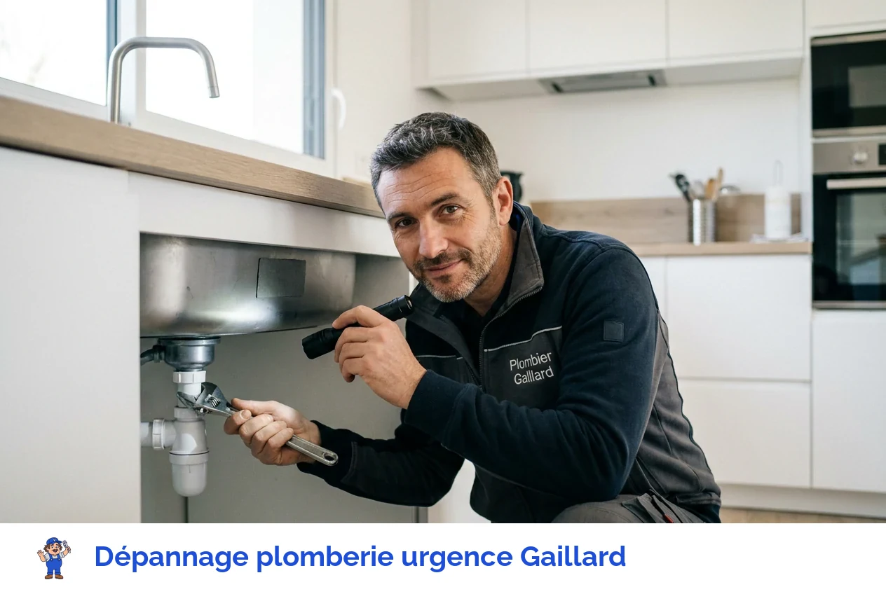 Dépannage plomberie urgence à Gaillard