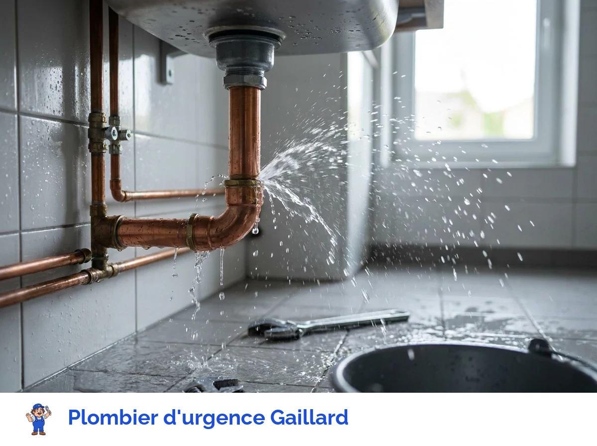 Plombier d'urgence à Gaillard