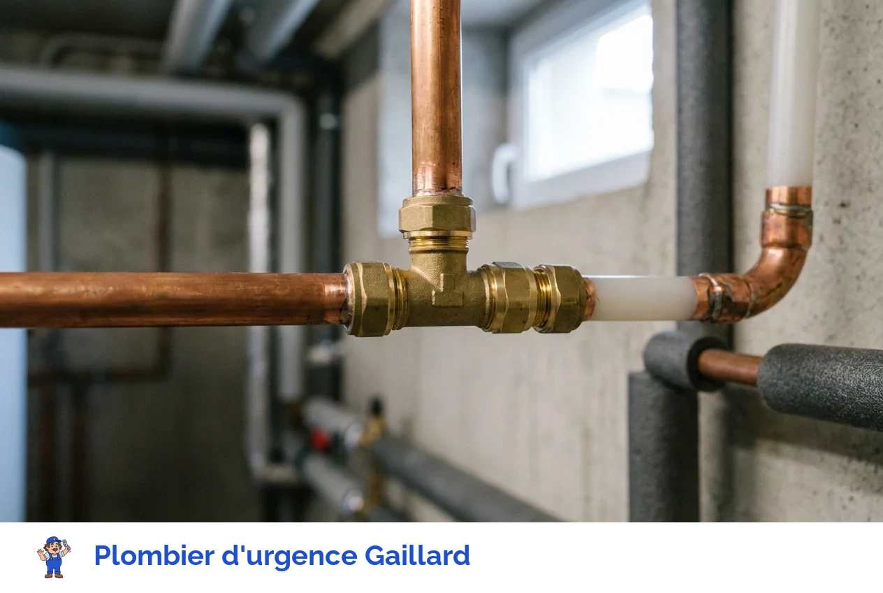 Plombier d'urgence à Gaillard