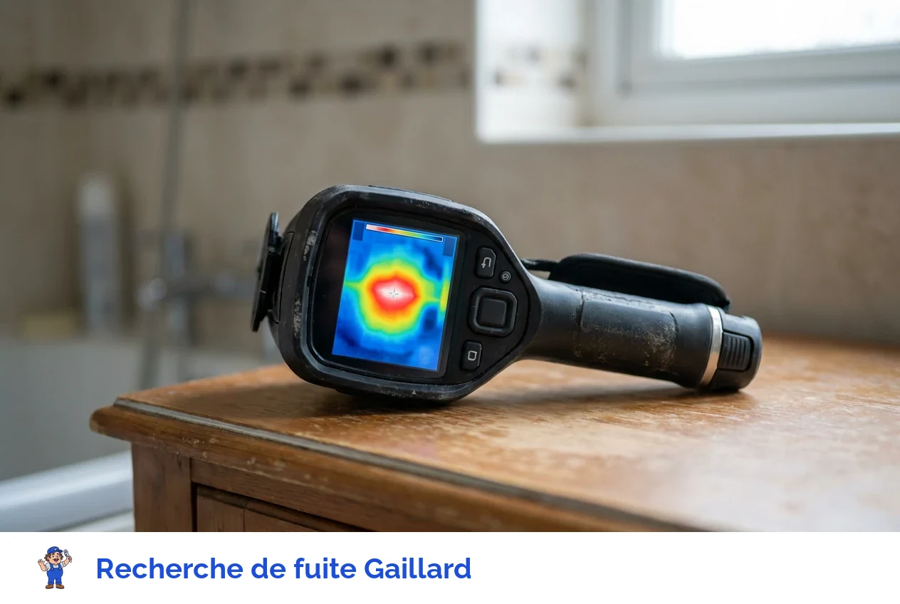 Recherche de fuite à Gaillard