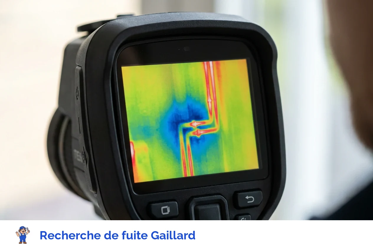 Recherche de fuite à Gaillard