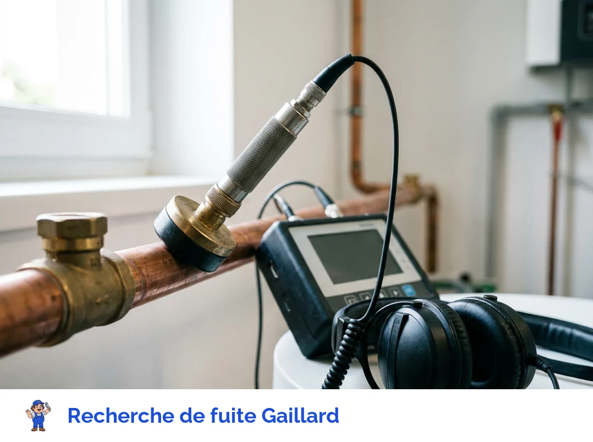 Recherche de fuite à Gaillard