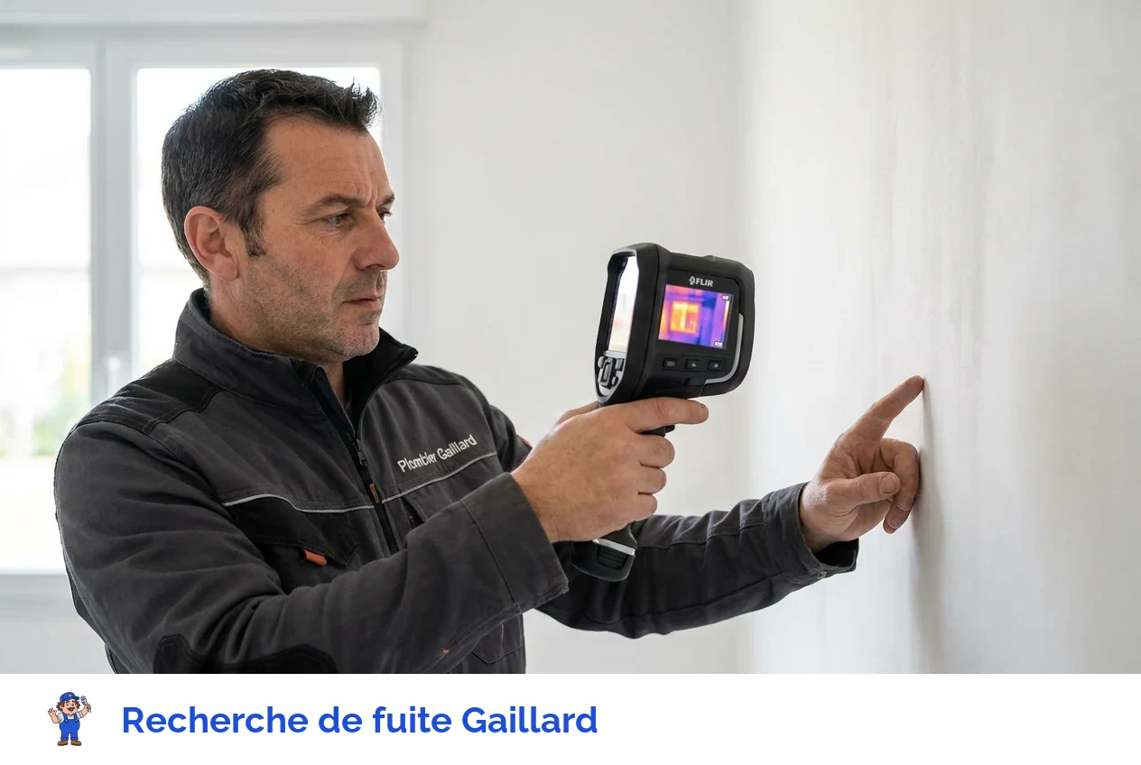 Recherche de fuite à Gaillard