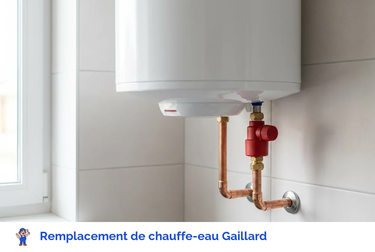 Remplacement de chauffe-eau à Gaillard