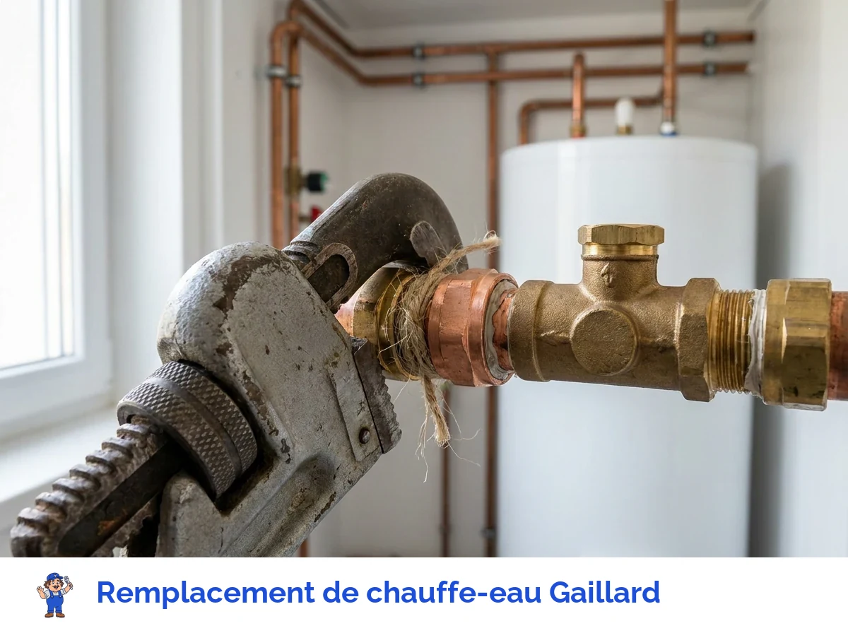Remplacement de chauffe-eau à Gaillard