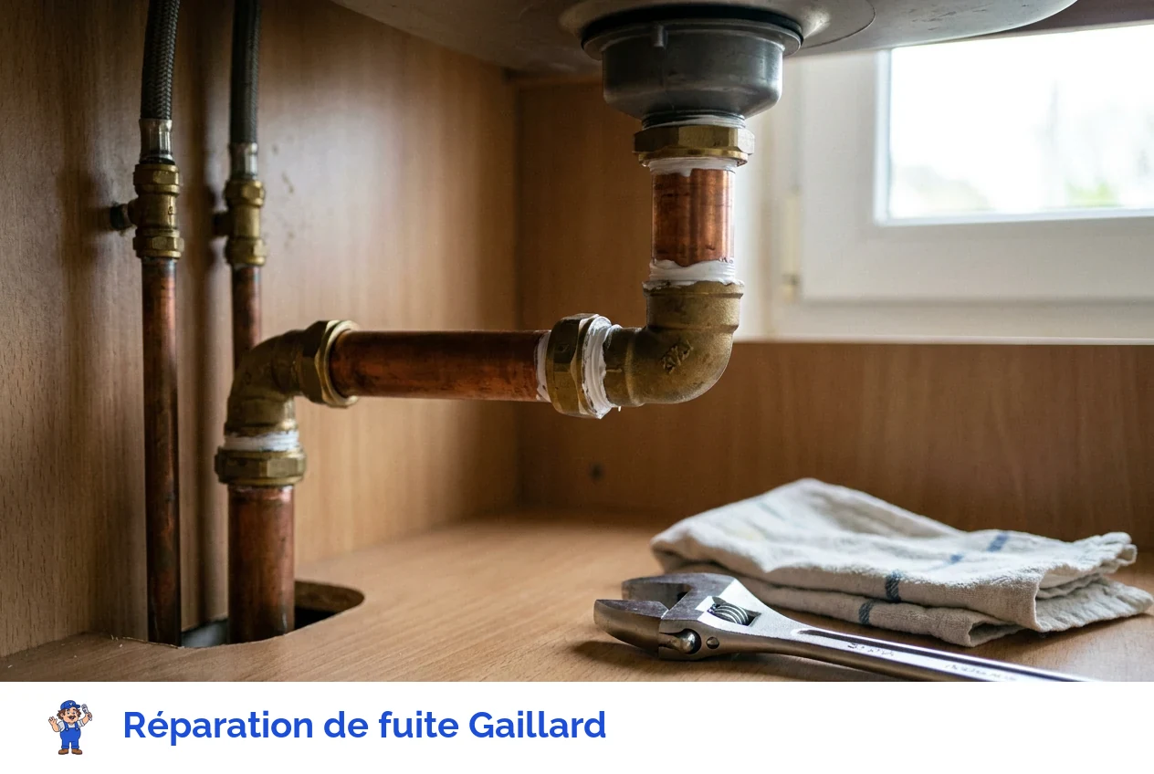 Réparation de fuite à Gaillard