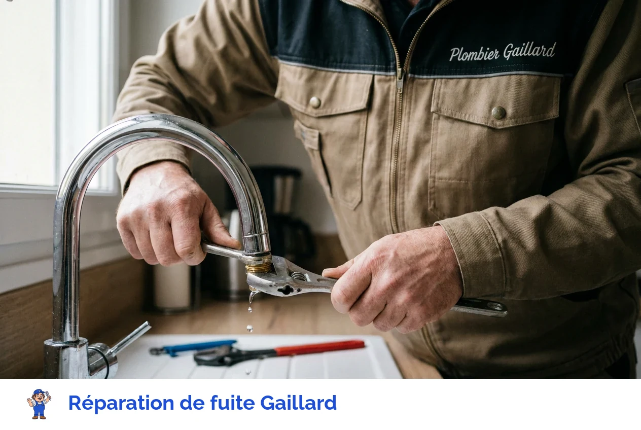 Réparation de fuite à Gaillard